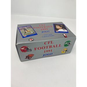 Vintage CFL Football 1991 GOJO Limited Print Trading Cards Box Set